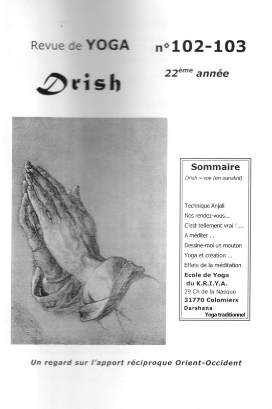 DRISH 102-103, Juin 2009, num�ro double de l'�t�, 72 pages