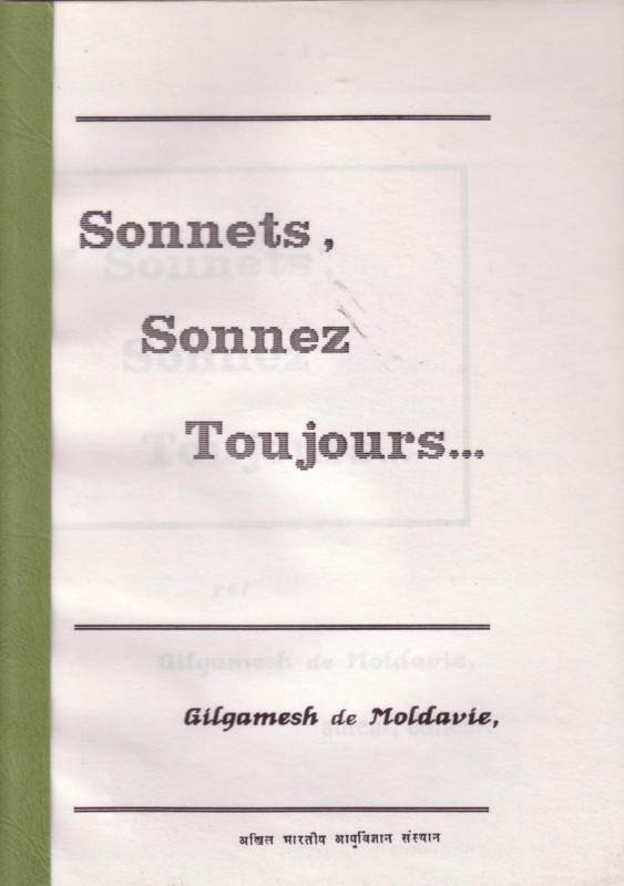 Sonnets, sonnez toujours ...
