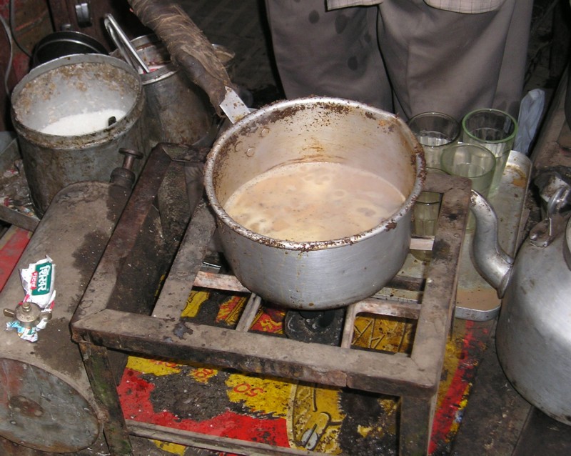 Le fameux th� indien ...